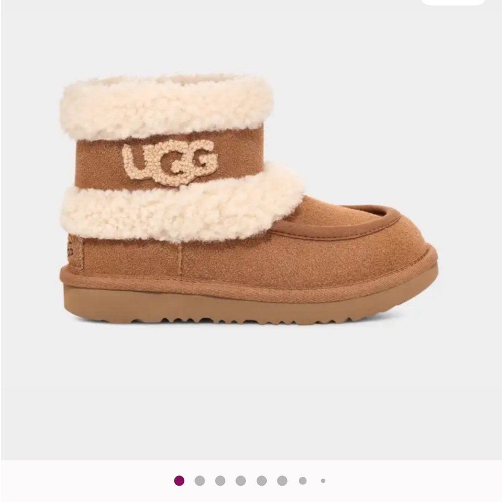 UGG Ultra Mini Fluff Boots in chestnut